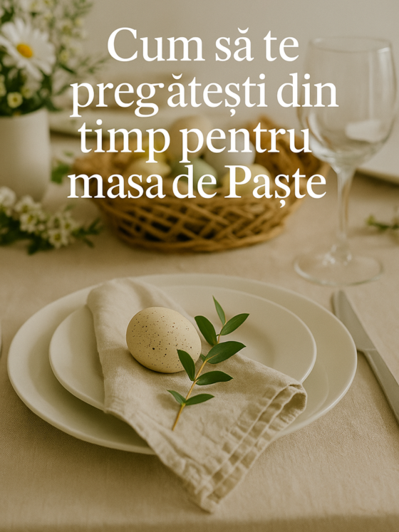 Gazdă de Paşte fără stres