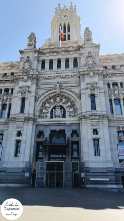 Intrare Palacio de Cibeles