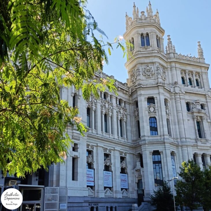 detalii arhitectura Palatul Telecomunicatiilor Madrid