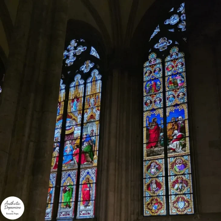 vitralii utilizate in stilul gotic
