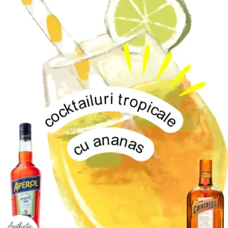 Două cocktailuri tropicale cu ananas pentru zilele de vară