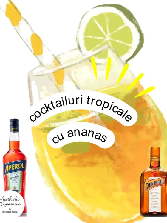 Două cocktailuri tropicale cu ananas pentru zilele de vară