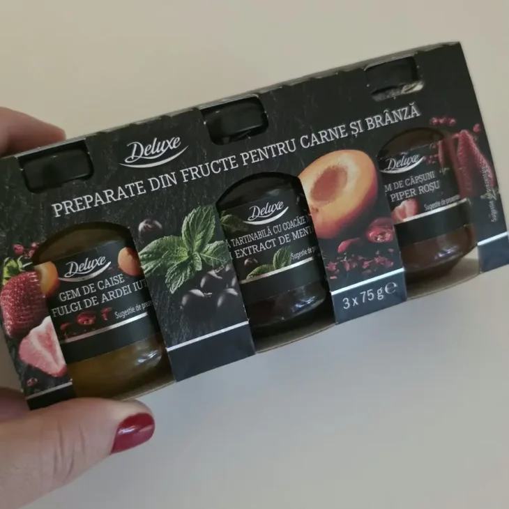 gemuri Lidl Deluxe pentru carne si branza