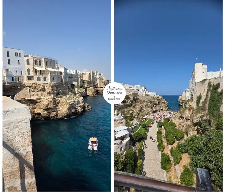 Casele albe de pe stâncă - imaginea emblematică a Polignano a Mare